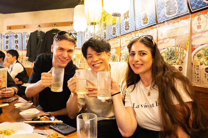 Tokyo: Shinjuku Local Bar Hopping Tour 3 Authentic Izakayas - Tasting Traditional Japanese Cuisine