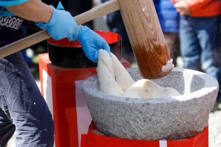Tokyo Shinjuku: Mochi Pounding Experience With Tasting - Hands-on Mochi Making