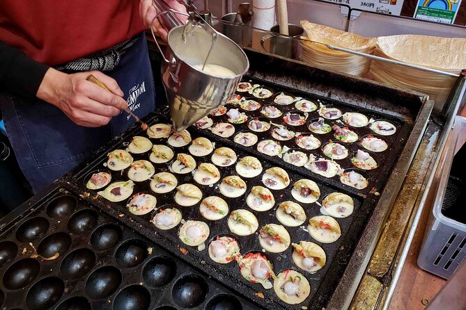 Tokyo Street Food Tour - 7 Japanese Foods - Okonomiyaki