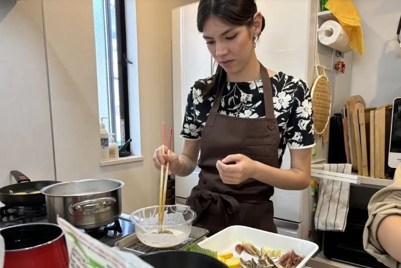 Tokyo - Vegan & Gluten Free Udon Noodle Cooking Class - From dough to cut noodles