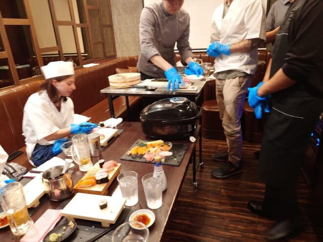 Tokyoakihabara: Sushi Making Class With Sake Tasting - Meeting Point