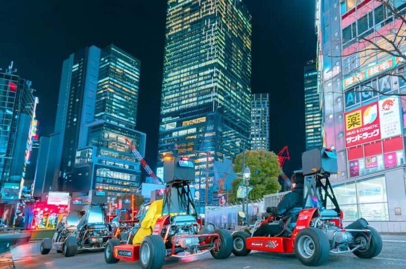 TokyoShibuya Go Karting Tour from Shinjuku to Shibuya - FAQ