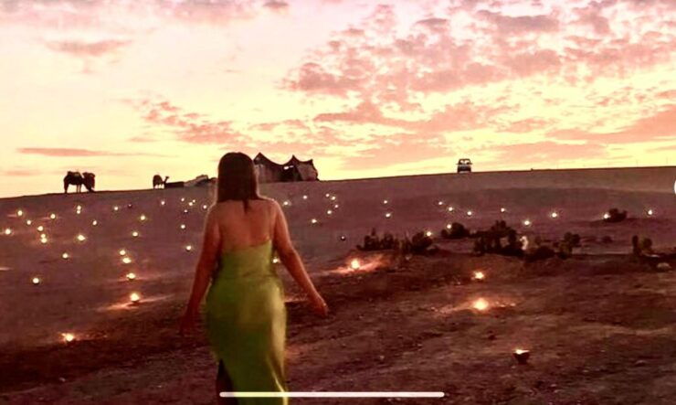 Tokyoskyline Night Cruise With Sunset&Moroccan Dinner&Camel - Sunset Views From the Cruise