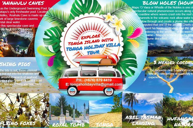 Tonga Holiday V Island Tours - Fixed Prices BEST VALUE - Good To Know