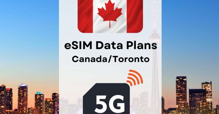 Toronto : Esim Internet Data Plan for Canada 4g/5g - Plan Overview