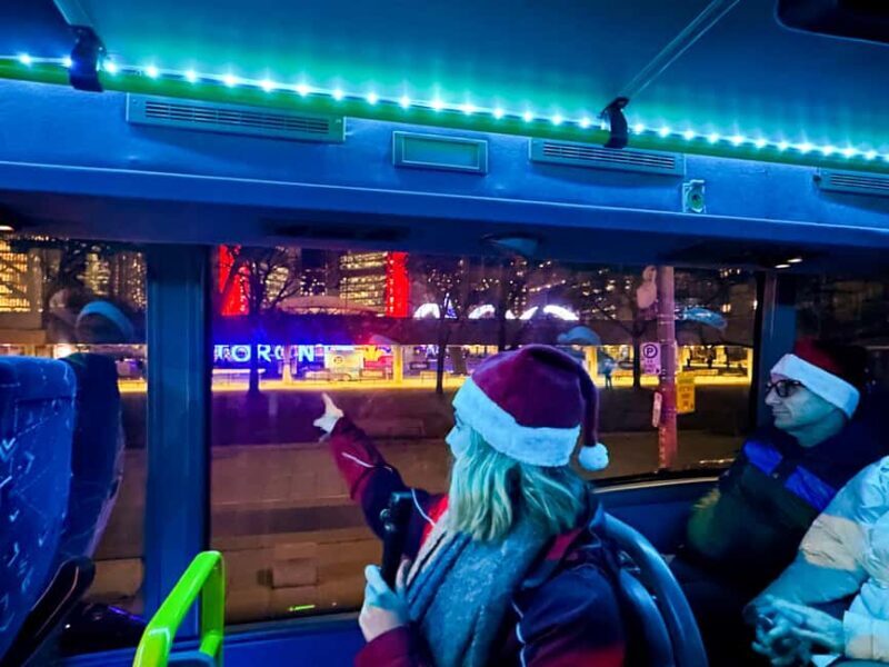 Toronto: Festive Lights Bus Tour - An Inside Look at the Toronto Festive Lights Bus Tour