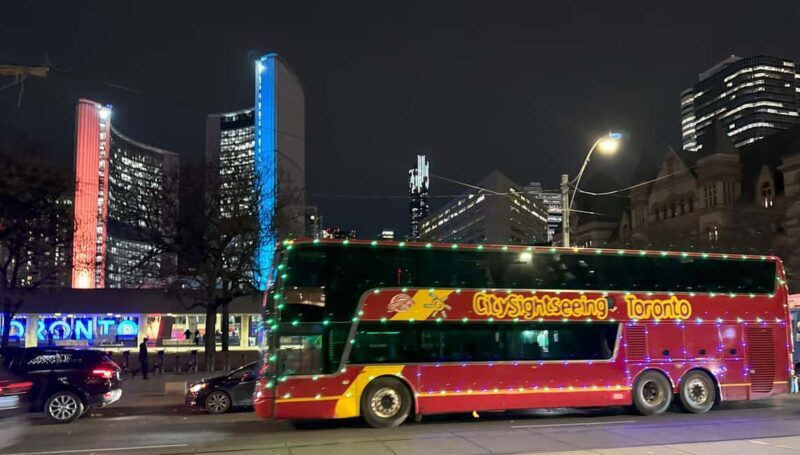 Toronto: Festive Lights Bus Tour - Practical Tips for Your Tour Experience