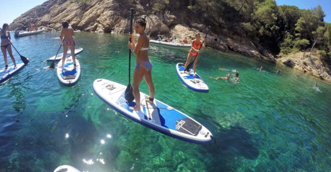 Tossa De Mar: Paddle Surfing and Cave Tour - Itinerary