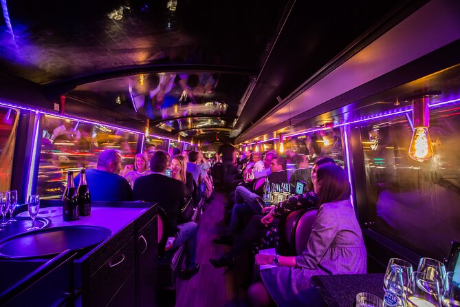 Touched Bus Champs-Elysées PARIS BY NIGHT Glass of Champagne - Arrival and Departure Logistics
