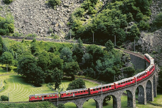 Tour Bernina Red Train And St Moritz - Scenic Beauty and Landscape Highlights