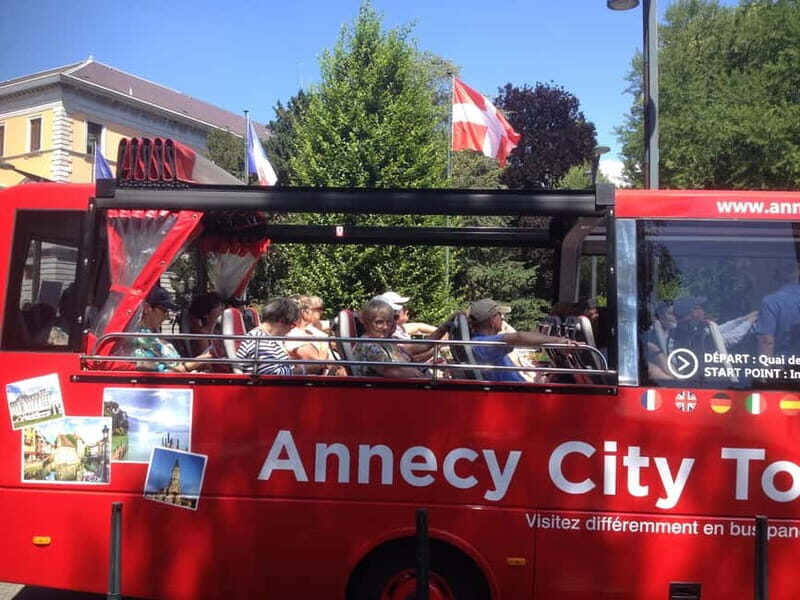 Tour of Annecy by convertible bus - A Closer Look at the Annecy Convertible Bus Tour