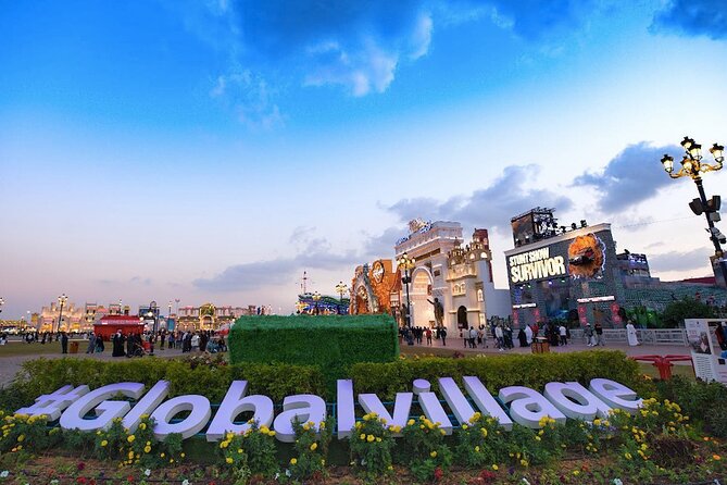 Tour of Miracle Garden With Global Village Dubai - Directions and How to Book