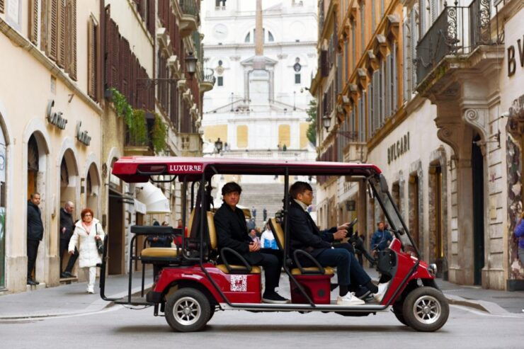 Tour of Rome in Golf Cart: Square and Fountains of Rome - Inclusions