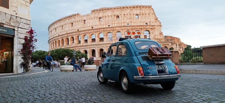 Tour of Rome on Board a Vintage Fiat 500 - Language Options and Pickup Details