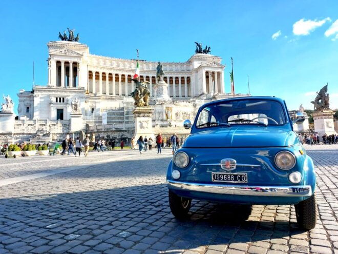 Tour of Rome on Board a Vintage Fiat 500 - The Sum Up