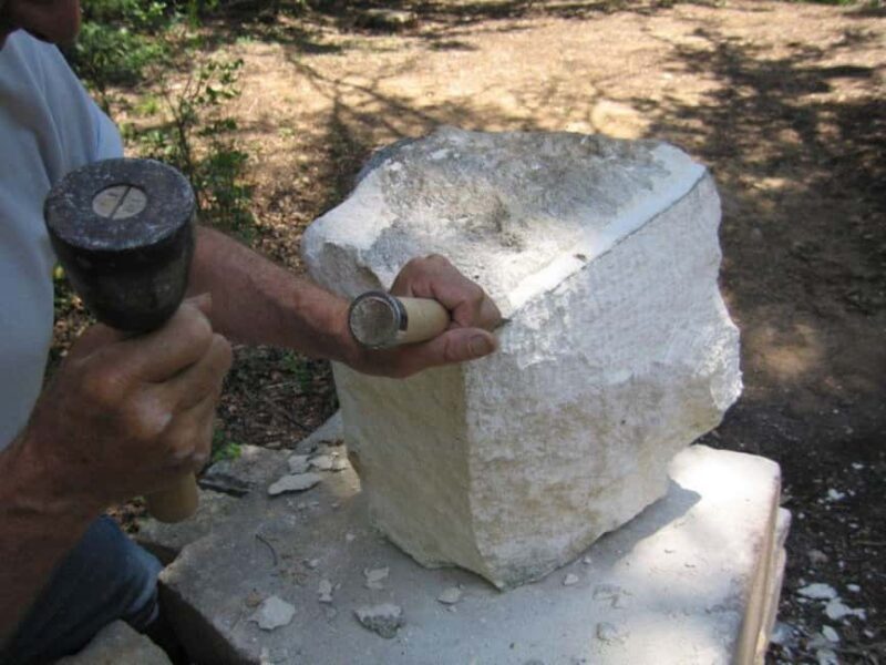 Tour of the Bibémus quarries and short stone cutting workshop. - Guided Tour and Geological Insights
