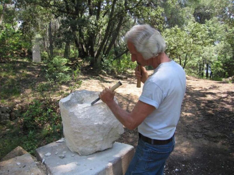Tour of the Bibémus quarries and short stone cutting workshop. - The Open-Air Workshop with David Campbell