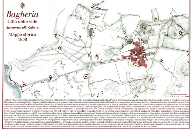 Tour of Villa Palagonia and Street Food Itinerary in Bagheria - Street Food Highlights in Bagheria