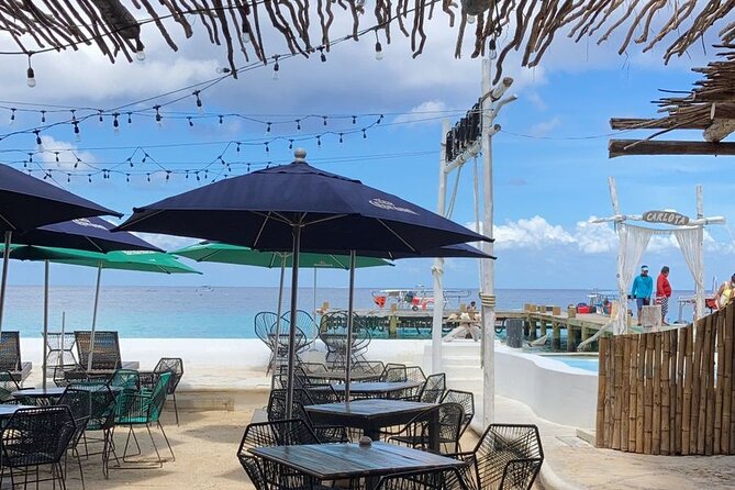 Tour to Cozumel El Cielo by Boat and Beach Club From Playa Del Carmen - Common Questions