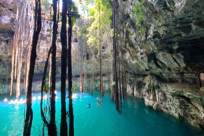 Tour with entrance to Ek Balam Cenote and Valladolid from Cancun - Cooling Off at Cenote Hubiku