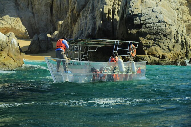 Tours in Cabo to the Arch and Lands End in the Only Clear Boat - Tour Guide and Captain