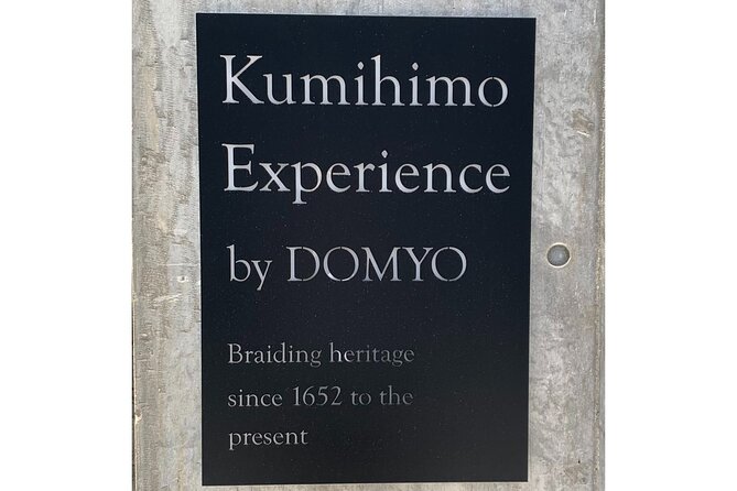 Traditional Japanese Kumihimo Artform Experience - Inclusions and Accessibility