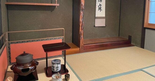 Traditional Japanese Tea Ceremony. - Enjoying Traditional Tea and Sweets