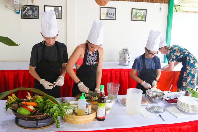 Traditional Khmer Menu Cooking Class Plus Market Tour ( Group Class ) - Exclusions
