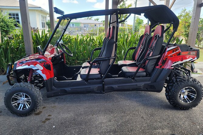 Trail Master UTV, 4 Seater - Grand Turk - Inclusions and Pickup Information