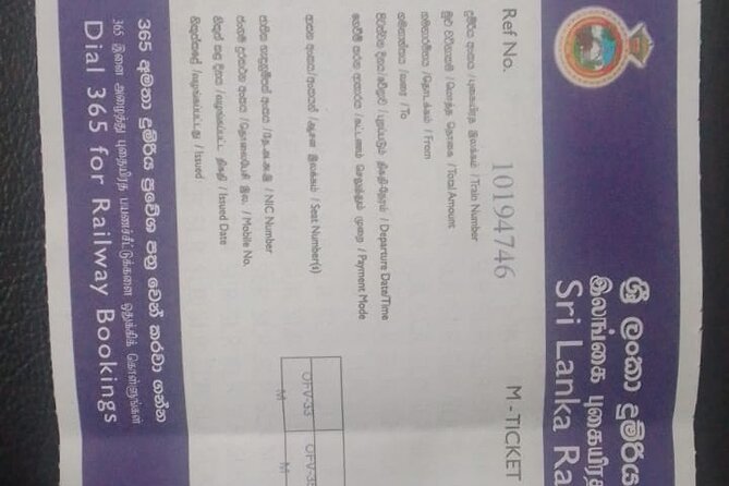 Train From Kandy to Colombo - Availability, Booking, and Reviews