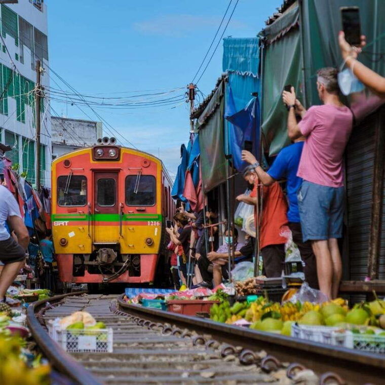 Train Market, Floating Market, and Salt Lake Tour by Driver - Transportation and Pickup