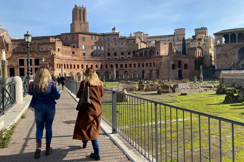 Trajan Markets and Fori Imperiali Museum entrance - Use the museum to make sense of the stones