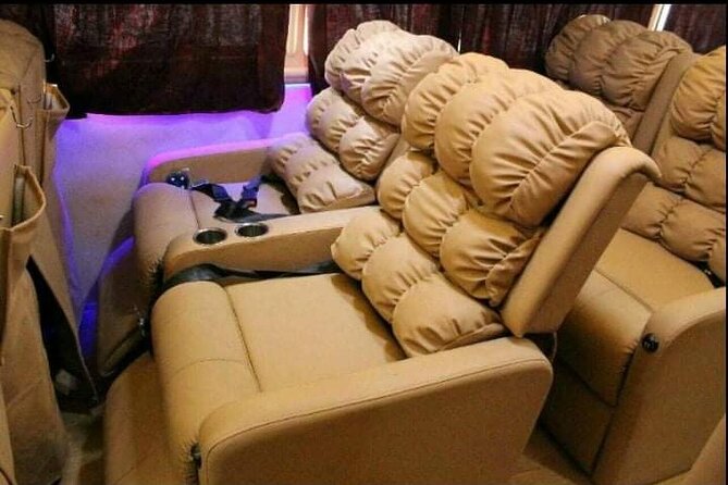 Transfer From Kathmandu to Pokhara in Deluxe Tourist AC Sofa Bus - Departure and Arrival Schedule