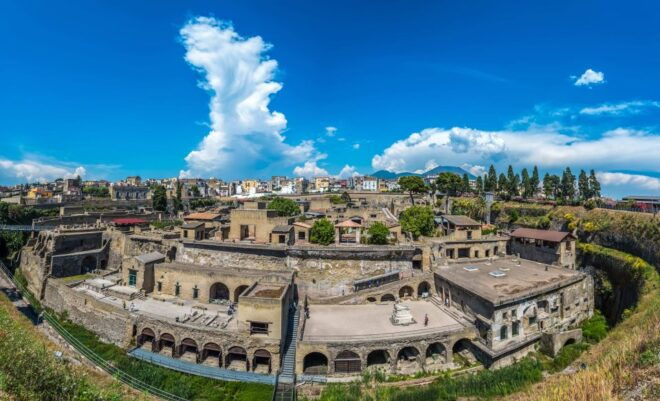 Transfer From Naples to Sorrento With Tour in Herculaneum - Activity Description