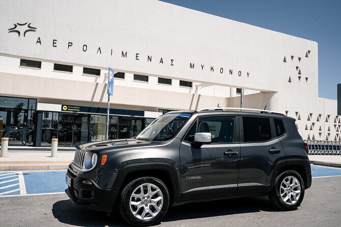 Transfer services everywhere in Mykonos with Jeep Renegade - Good To Know