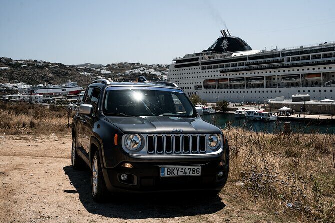 Transfer services everywhere in Mykonos with Jeep Renegade - FAQ