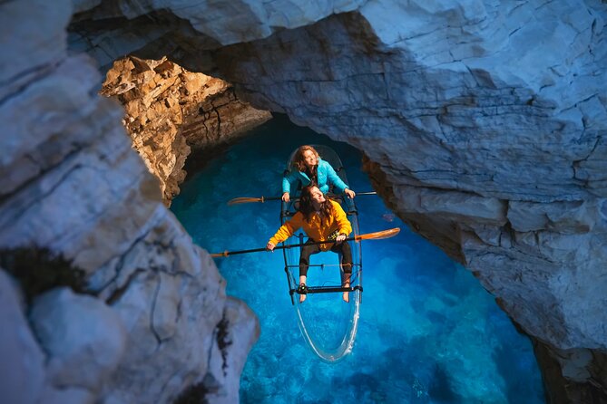 Transparent Kayak Night Glow Experience From Pula - Cancellation Policy