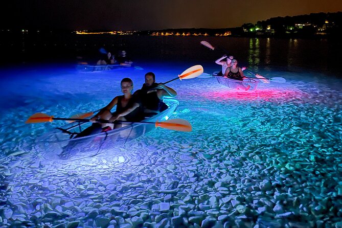 Transparent Kayak Night Glow Experience From Pula - The Sum Up