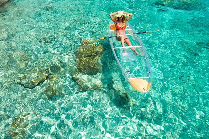 TRANSPARENT KAYAKING or SUP-ing AROUND ISLANDS - Meeting and Pickup Details