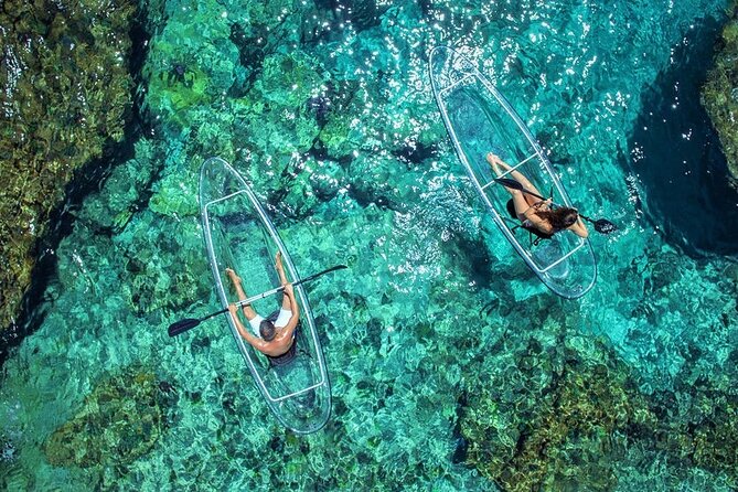 Transparent Kayaking With Drone Photo Shoot Sosua Bay - Activity Pricing and Duration
