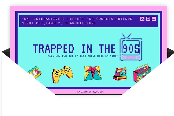 Trapped From the Future - Tampa 80s & 90s Escape Rooms - Escape Room Themes