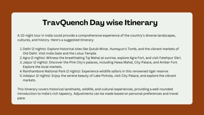 TravQuench Golden Triangle Tour - Additional Information