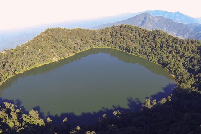 Trek to Chicabal Volcano and Lagoon Near Quetzaltenango , Guatemala - Overview of Chicabal Volcano and Lagoon