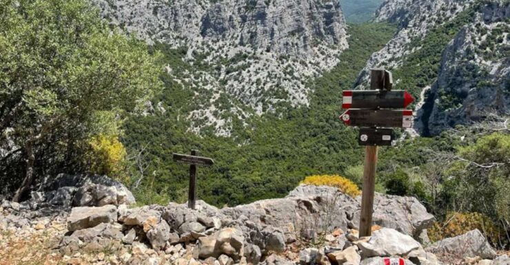 Trekking in the Village of Tiscali - Starting Location and Terrain Description