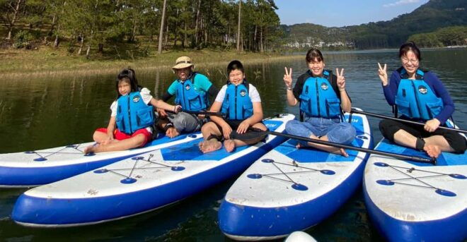 TREKKING & KAYAK/SUP IN TUYÊN LÂM LAKE - Tour Itinerary