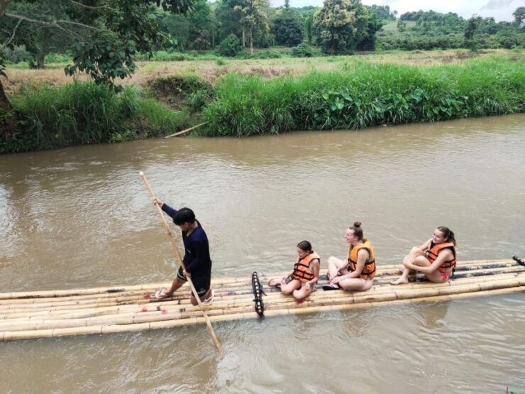 Trekking One Day With Elephant Care Bamboo Rafting - Duration and Timing Details