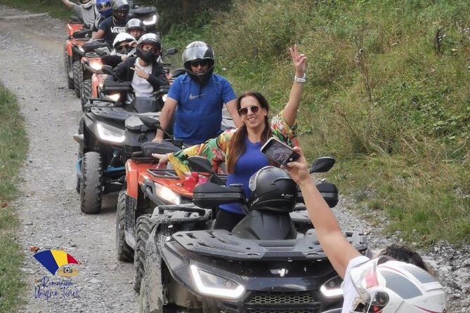 Triumph Arch, Paltinu Dam, Doftana, Small Group ATV Tour - Pickup Details
