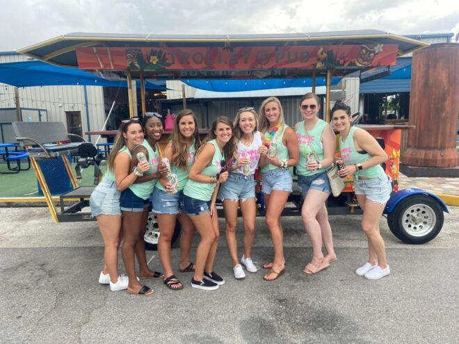 Trolley Pub Party Bike Through St. Pete With Bar+Mural Stops - Notable Features