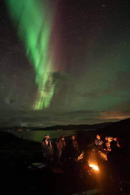 Tromsø: Adult Only Aurora hunt with Citizen Science - Comfort and Warmth: Thermal Gear and Campfire