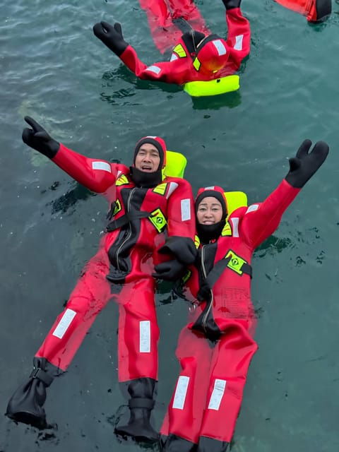 Tromsø: Arctic Fjord Floating in Survival Suit - Good To Know